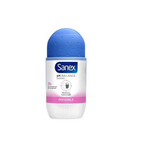 Sanex PH Balance Dermo 24h Invisible Deodorant Roller 50 Ml