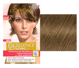Dek de tafel Onregelmatigheden schoonmaken L'Oreal Excellence creme Haarverf 7.1 Midden Asblond